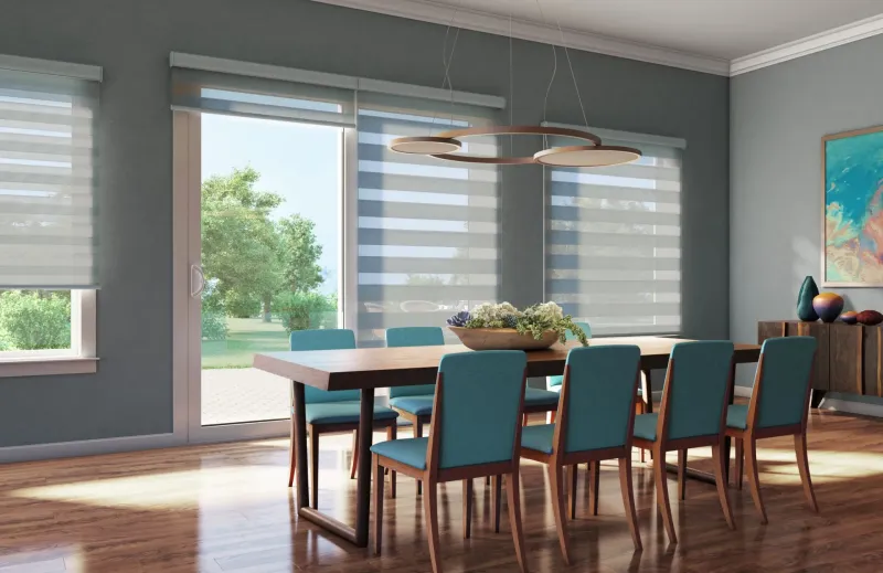 Dual or banded roller shades