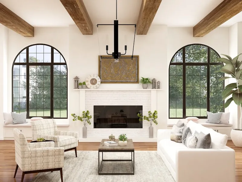 Flat Roman Shades in San Diego