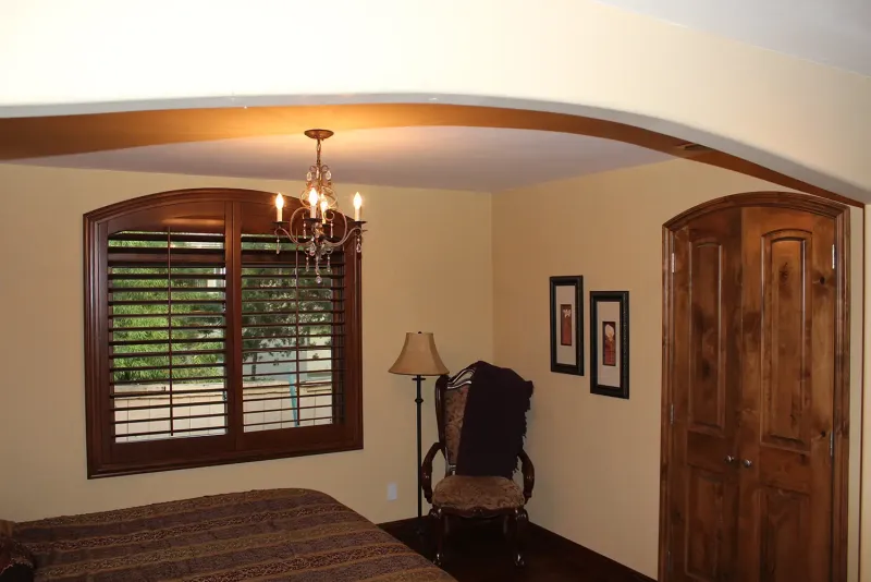 Energy efficient composite plantation shutters